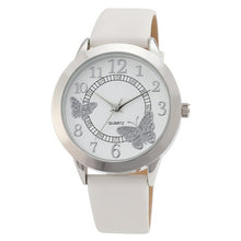 Load image into Gallery viewer, Women Watch Creative Design Butterfly Dial Candy Color Leather Strap for Girls Ladies Gift
